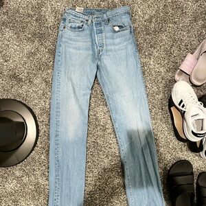 Levi's Light Blue High Rise Women Jeans